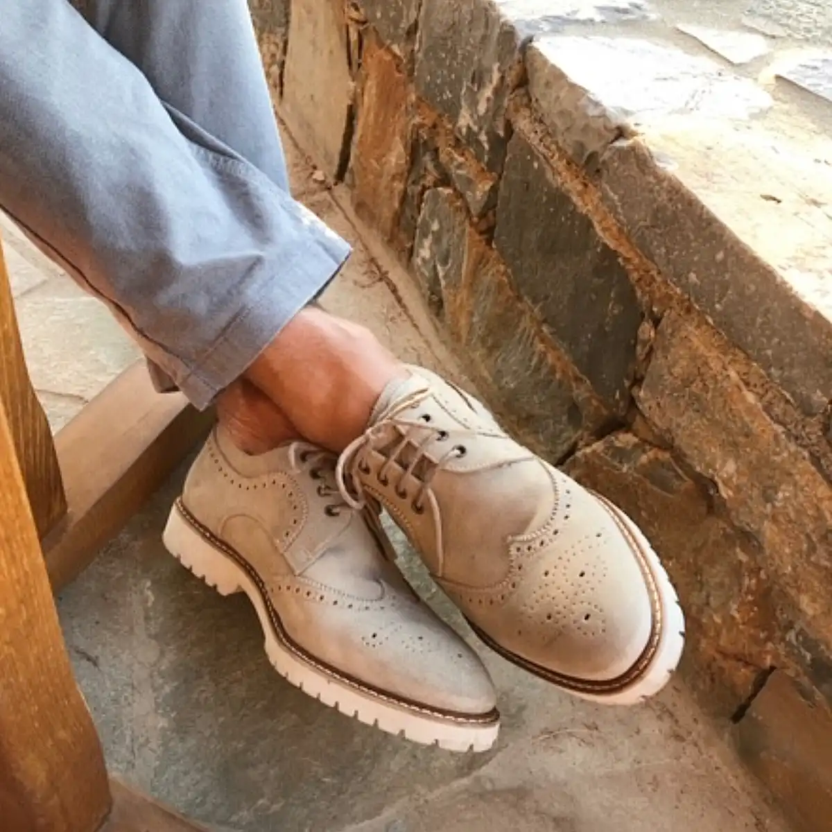 Men` s business shoes Casual Budapest beige