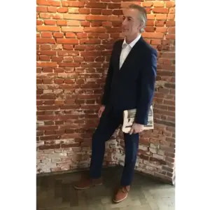 Business Schuhe Casual smart Rauleder Fuchsbraun