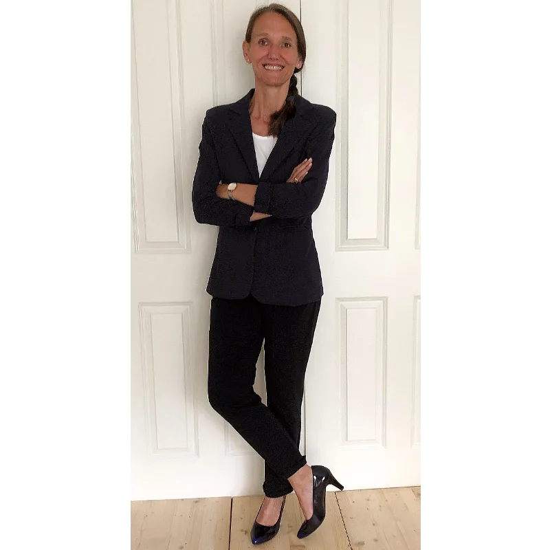 Ladies Shoes Pumps patent leather blue