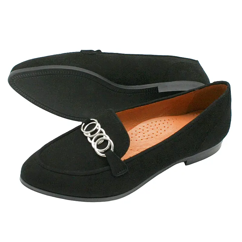 Loafer schwarz mit wetterbeständiger Außensohle Modell 516