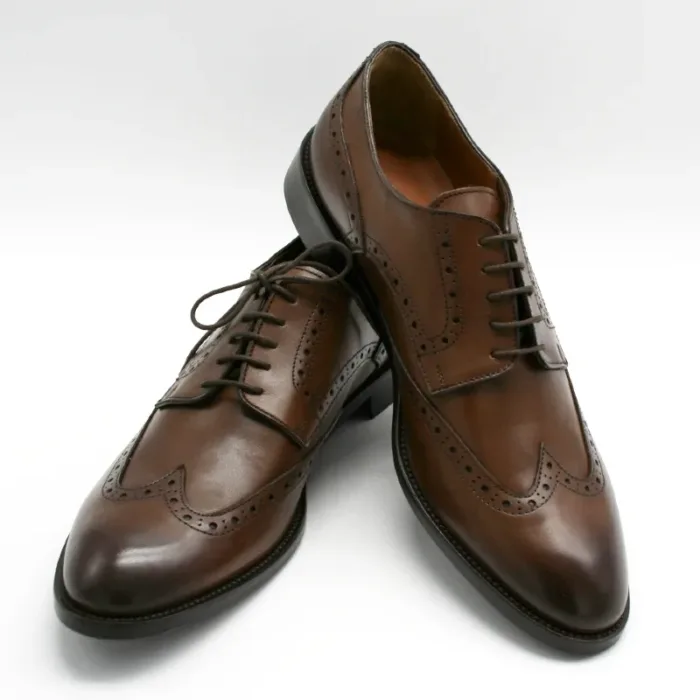 Original italienische Schuhe mit offener Schnürung_Modell 123