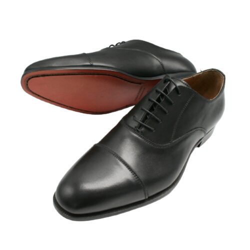 Oxford Business Schuhe Herren Schwarz mit Ledersohle Modell 115
