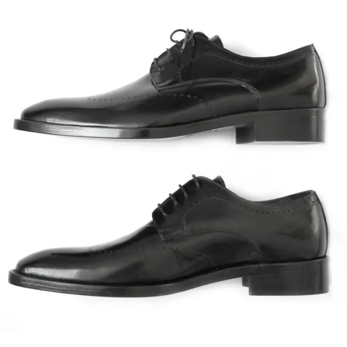 Professioneller Allrounder Herren Business Schuh in Schwarz Seitenansicht_Modell 213