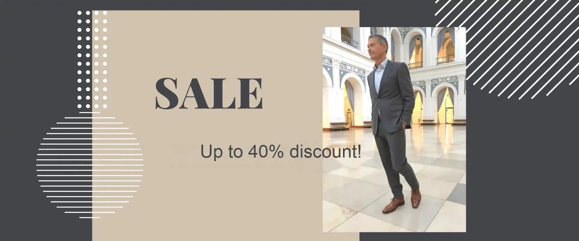 Sale gentlemen shoes up to 40% discount