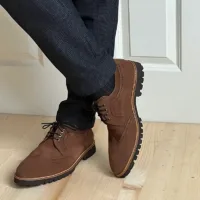 靴 DER BUDAPESTER SCHUHE SUEDE HALF BLOGUE Boots By Boots - 7850 Sendra Schnürschuhe Budapester Evolution