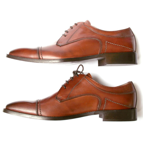 Photo-Men´s business shoes-Individual and masculine-Derby_Captoe_Cognac_2 shoes profile